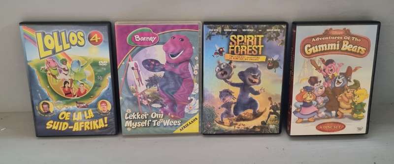 9 Kids DVD`s including Gummi Bears box set