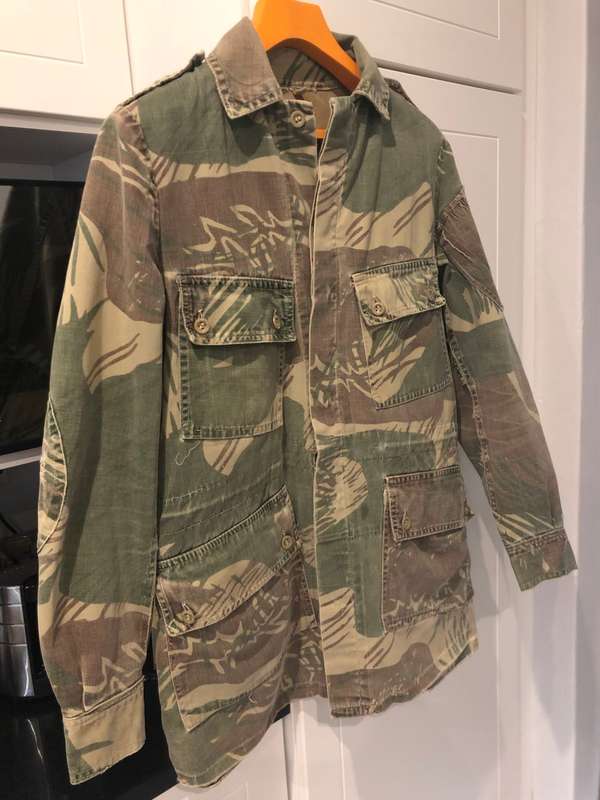 RHODESIAN BRUSHSTROKE CAMO JACKET - RARE AND ORIGINAL COLLECTORS ITEM