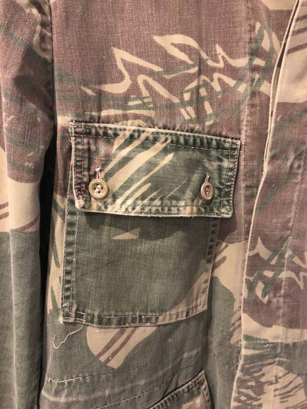 RHODESIAN BRUSHSTROKE CAMO JACKET - RARE AND ORIGINAL COLLECTORS ITEM