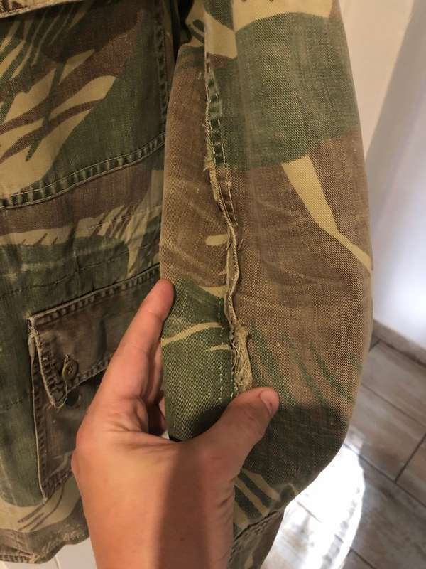 RHODESIAN BRUSHSTROKE CAMO JACKET - RARE AND ORIGINAL COLLECTORS ITEM