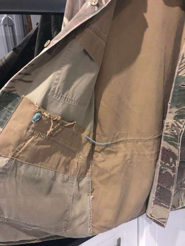 RHODESIAN BRUSHSTROKE CAMO JACKET - RARE AND ORIGINAL COLLECTORS ITEM