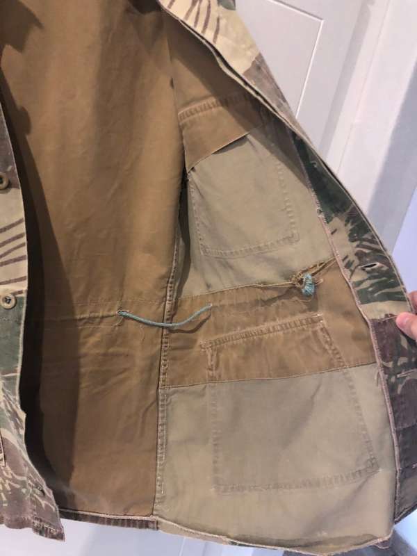 RHODESIAN BRUSHSTROKE CAMO JACKET - RARE AND ORIGINAL COLLECTORS ITEM