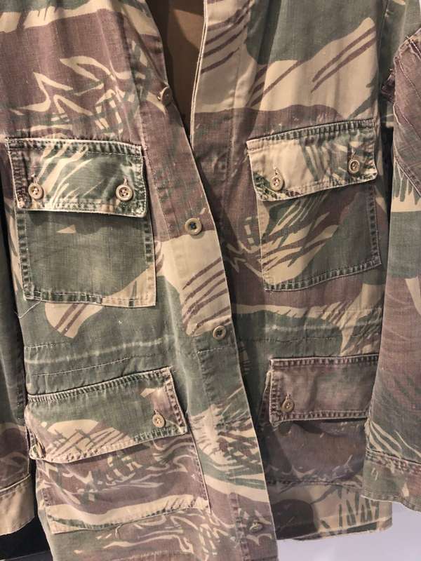 RHODESIAN BRUSHSTROKE CAMO JACKET - RARE AND ORIGINAL COLLECTORS ITEM