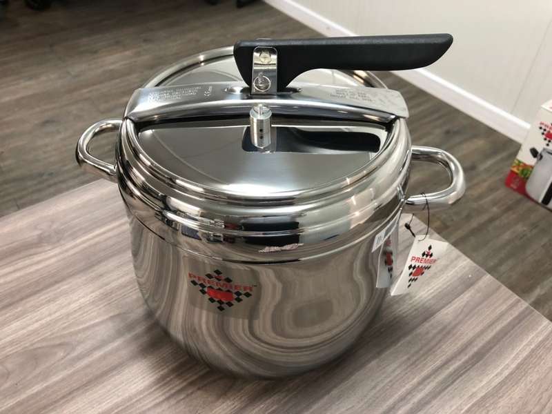 PREMIER SAPPHIRE - 13 LT PRESSURE COOKER - 18/10 STAINLESS STEEL LUXURY GRADE