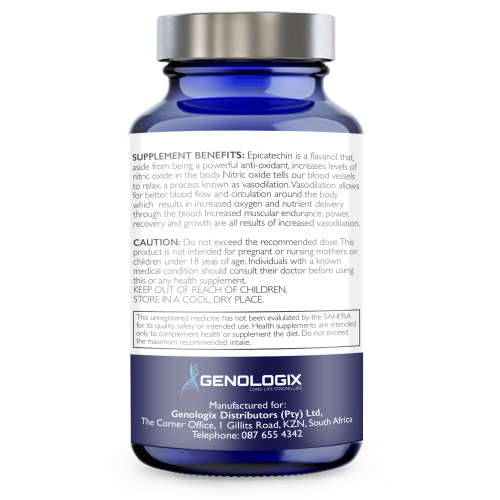 Genologix - Epicatechin - EXTRA STRENGTH 300mg - 60 Capsules (SA STOCK)