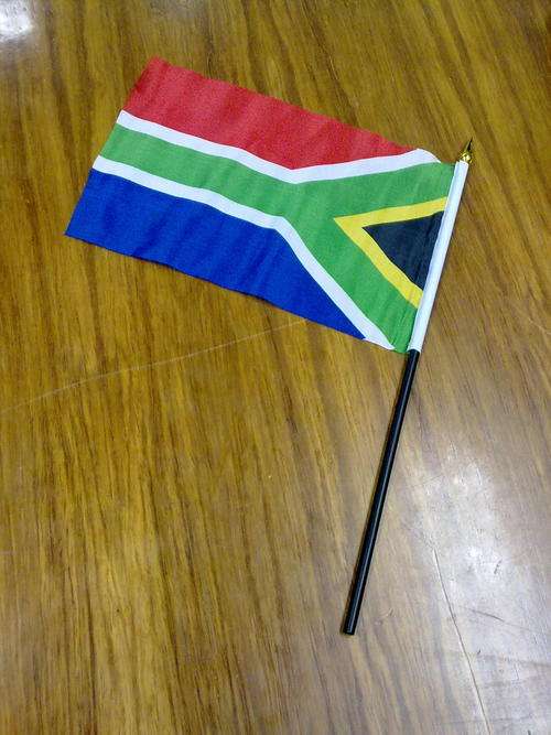 South African hand held flag / Car Arial flag for World cup 2010 Support Bafana