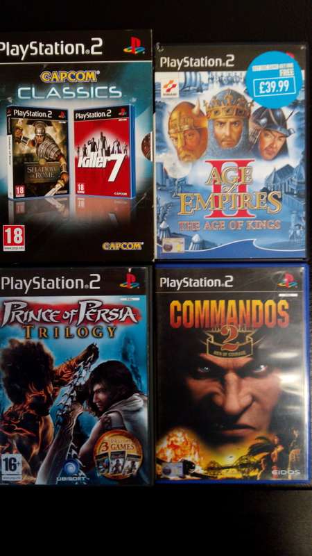 7 Classic PS2 games including the Prince of Persia Trilogy