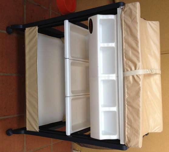 Chelino Prima Rossi Baby Bath Compactum & Nappy Changing Station