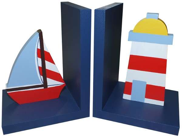 Wooden Nautical Bookends