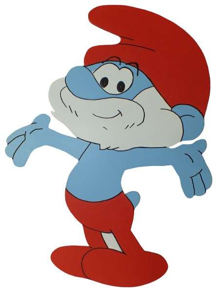 Smurf Cut-Out / Papa