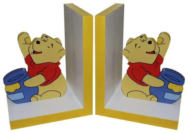 Wooden Winnie the Pooh Bookends