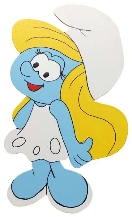 Smurf Cut-Out / Smurfette