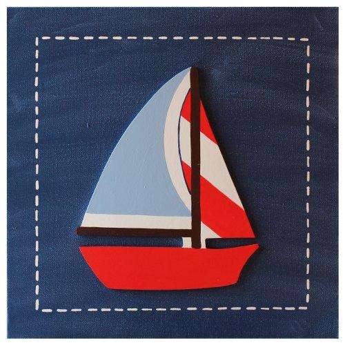 Nautical Sailing Boat Canvas Painting