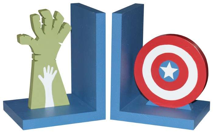 Custom Captain America Bookends