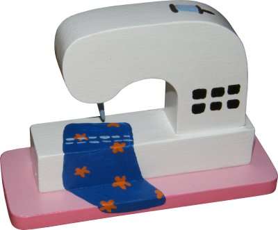 Wooden Barbie Sewing Machine