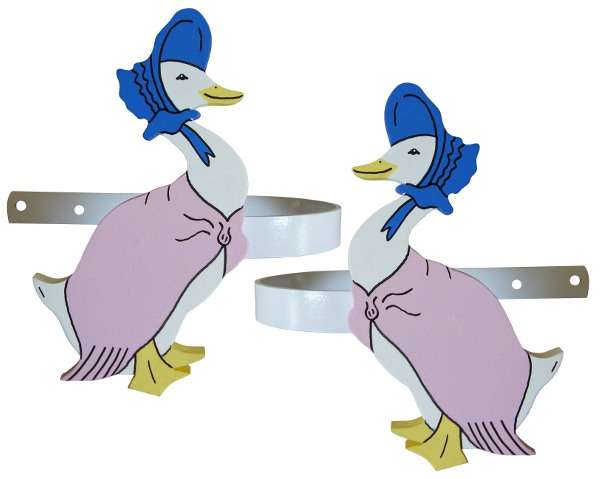 Jemima Puddle-duck Curtain Tiebacks