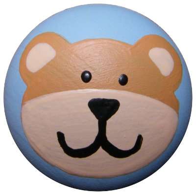 Blue Teddy Drawer Knob