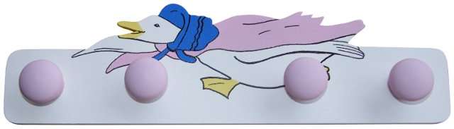 Jemima Puddle-duck Clothes Hook (4 Knobs)