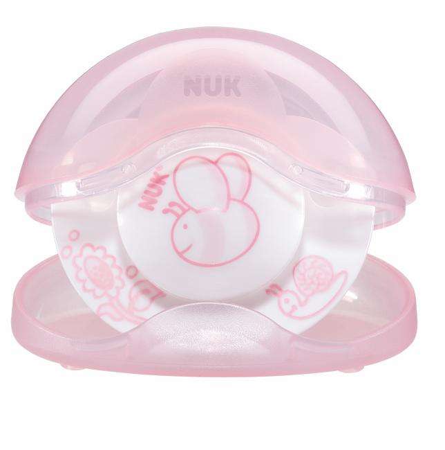 Nuk Air System Rose Silicone Soother Size 1