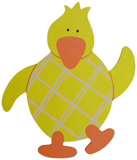 Wooden Funky Duck Cut-Out / Medium