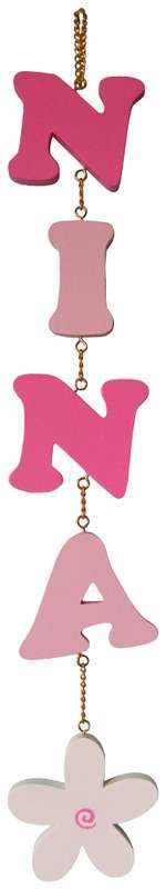 Hot Pink & Pastel Pink Name Chain - Personalised!