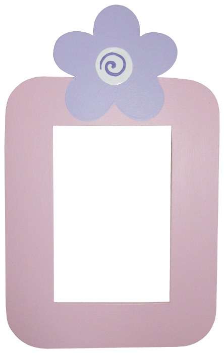 Flower Switch Frame / Pink & Purple