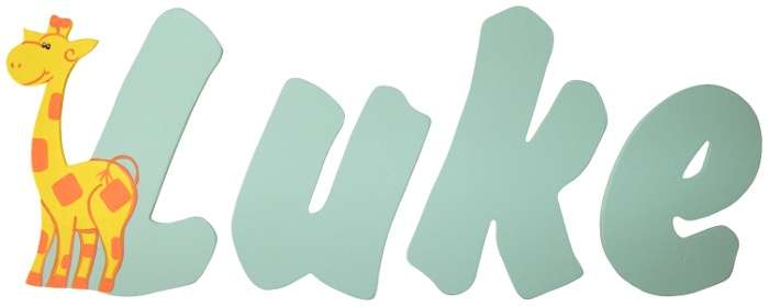 Custom Design Giraffe Alphabet Letters
