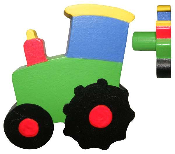Tractor Shaped Drawer Knob / Left