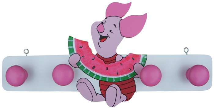 Piglet Clothes Hook / Pink