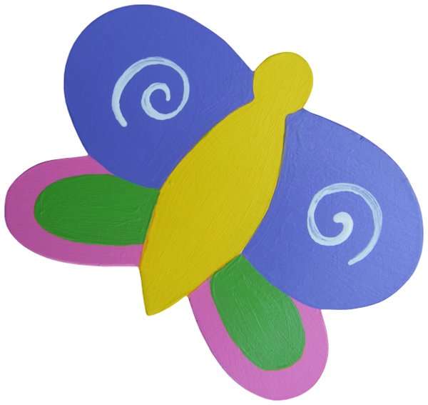 Funky Butterfly Cut-Out / Purple