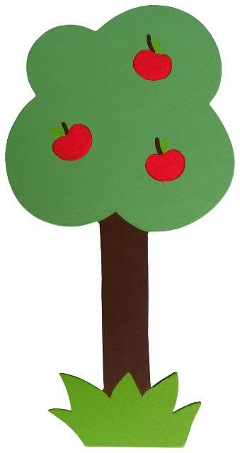 Funky Apple Tree Cut-Out