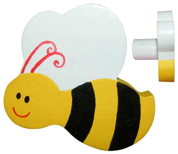 Funky Bee Shaped Drawer Knob / Left