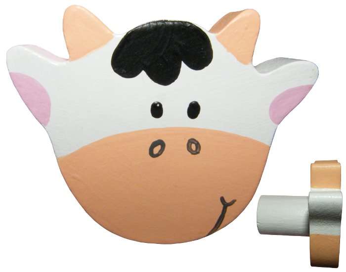 Funky Cow Shaped Drawer Knob