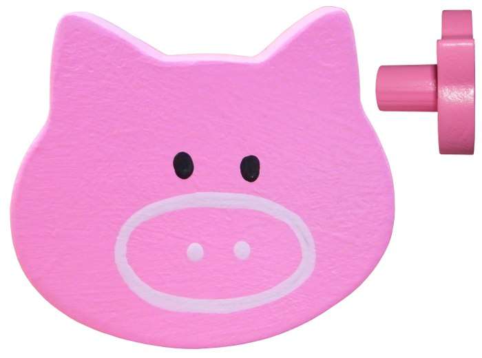 Funky Pig Shaped Drawer Knob