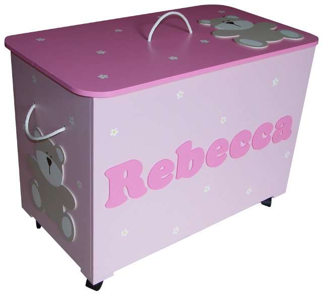 Stunning Wooden Medium Toy Box / Personalised
