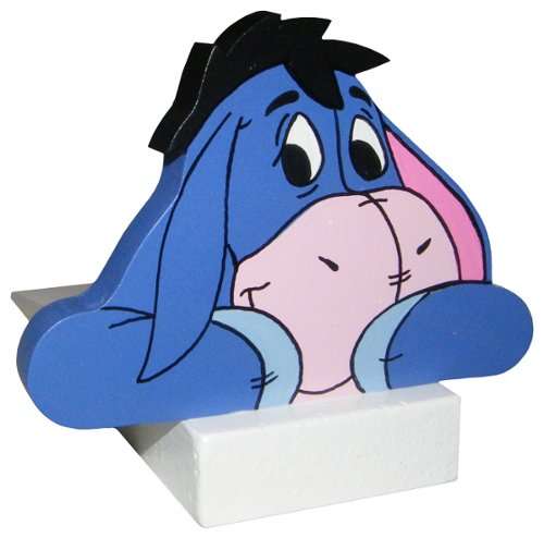 Wooden Eeyore Doorstop
