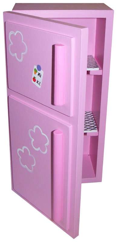 Wooden Deluxe Barbie Fridge / Pink