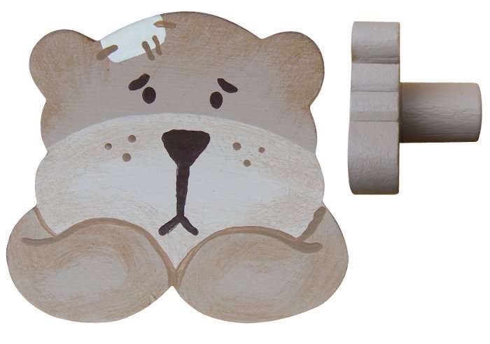 Byron Bear Shaped Drawer Knob