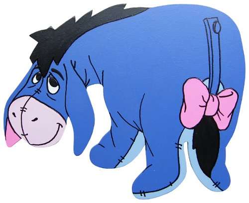 Eeyore Smiling Cut-Out