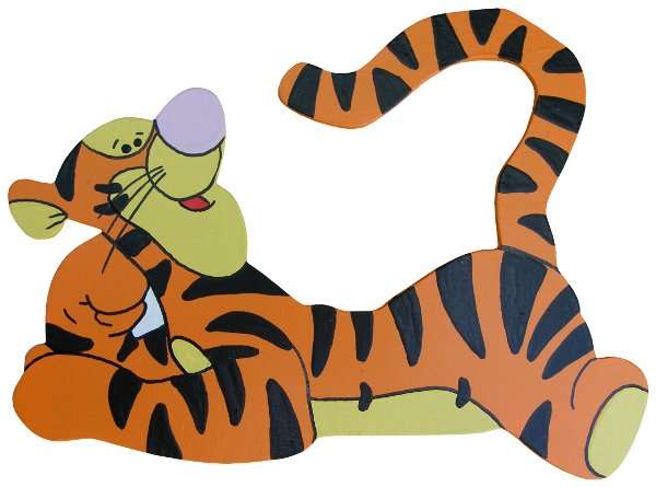 Tigger Lounging Cut-Out