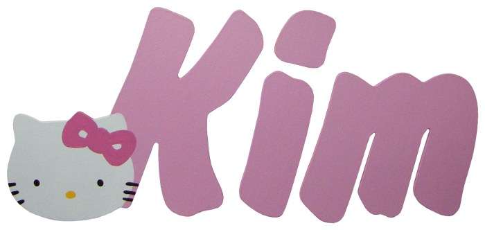 Hello Kitty Wooden Alphabet Letters