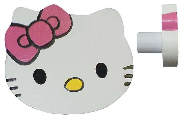 Hello Kitty Shaped Drawer Knob