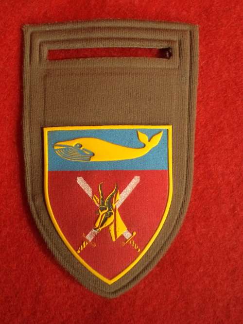 Walvis Baai/Walvis Bay HQ Command Tupper Flash with pin -Original