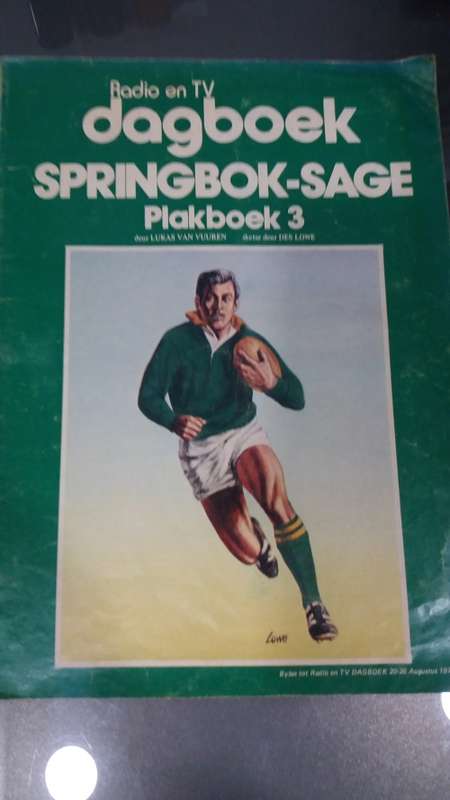 Radio en TV dagboek se Springbok-Sage Plakboek nr 2 en 3