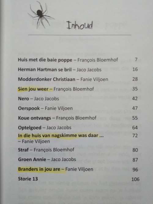 Francois Bloemhof  Jaco Jacobs  Fanie Viljoen - 13 Spookstories
