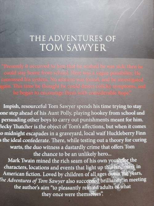 The Adventures of Tom Sawyer - mark Twain,