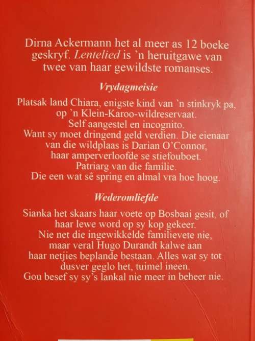 Lentelied Omnibus -Dirna Ackermann