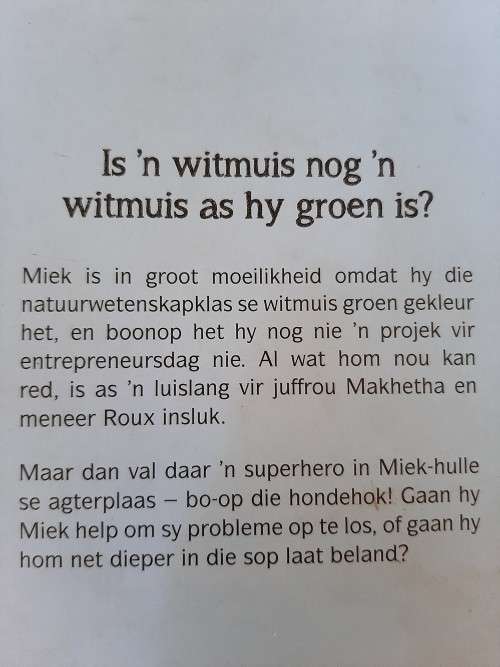Superheroes Vlieg net Saans - Jaco Jacobs