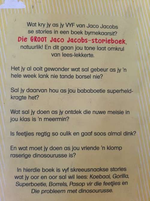 Die Groot Jaco Jacobs Storieboek