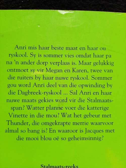 Perdedrome - Lize Roux - Stalmaats-reeks nommer 1